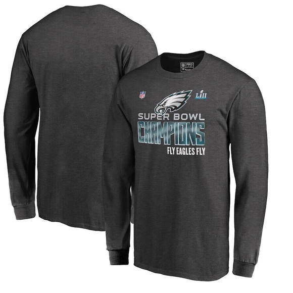 🦅 SUPER BOWL LII CHAMPIONS LS T-Shirt - Picture 1 of 3